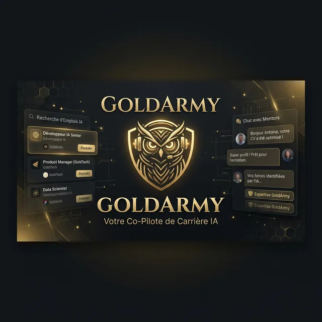 Visuel officiel de GoldArmy AI